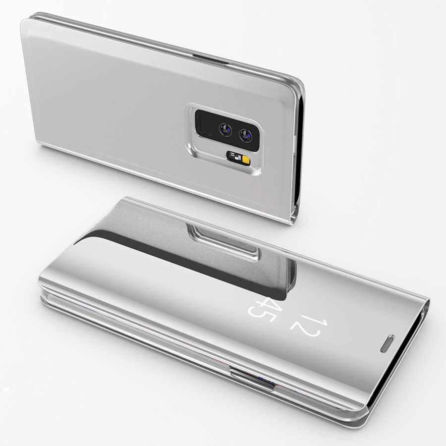 Galaxy S9 Kılıf Zore Clear View Flip Cover