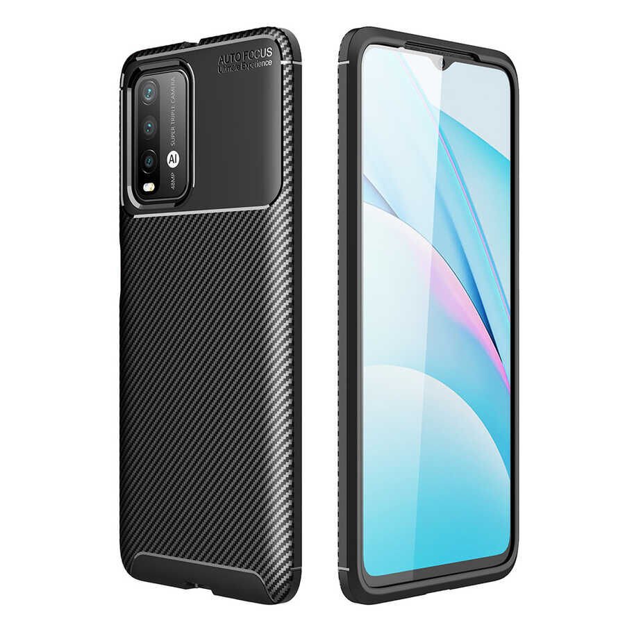 Xiaomi Redmi Note 9 4G Kılıf HEPTEKİLETİŞİM Negro Silikon Kapak