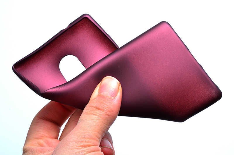 Alcatel 3 Kılıf Yumuşak Dokulu Soft Esnek İnce Mat Renkli Silikon Kapak (PREMİER) Gold