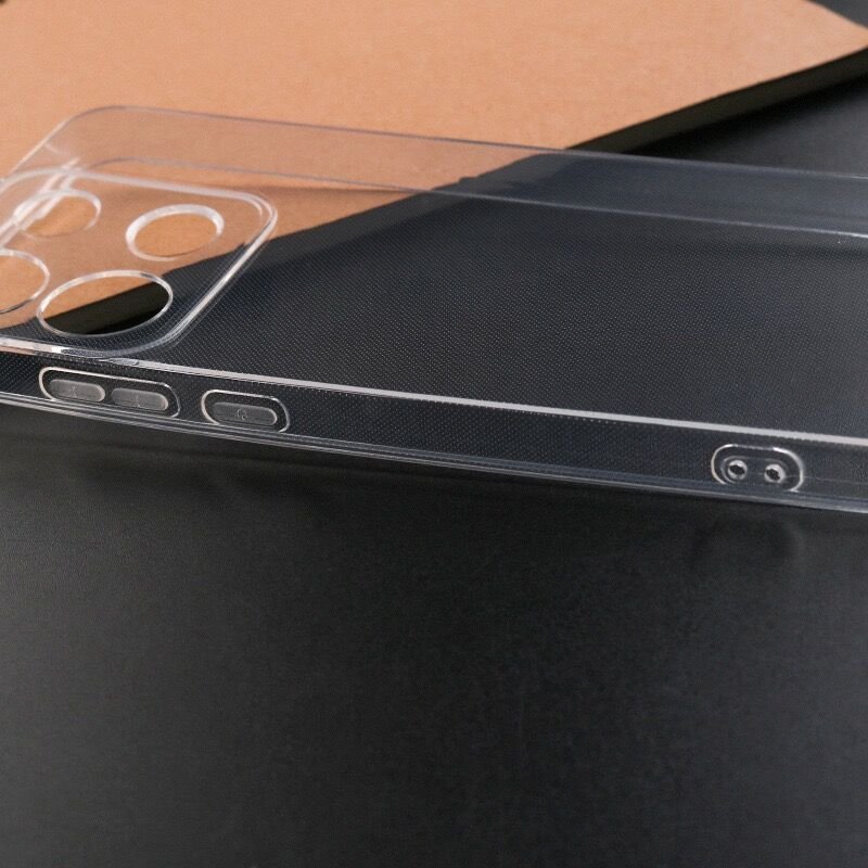 Tecno Spark Go 2023 Şeffaf Kılıf Yumuşak İnce Tasarımlı Kapak (SÜPER) Renksiz