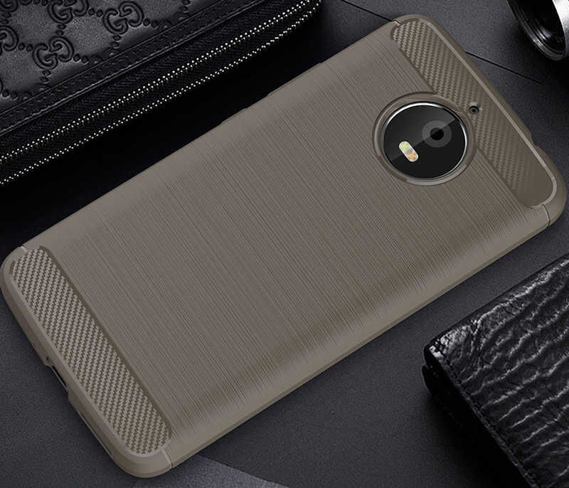 Lenovo Moto E4 Plus Kılıf Ultra Korunaklı Silikon Kapak (ROOM) Gri