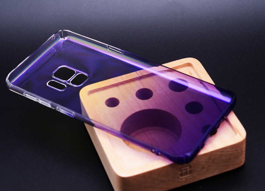 Galaxy S9 Kılıf Zore Renkli Transparan Kapak