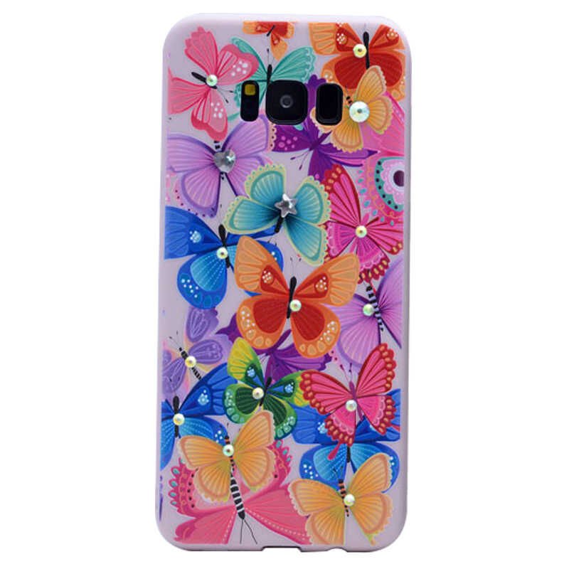 Samsung Galaxy S8 Plus Kılıf HEPTEKİLETİŞİM Pembiş Silikon