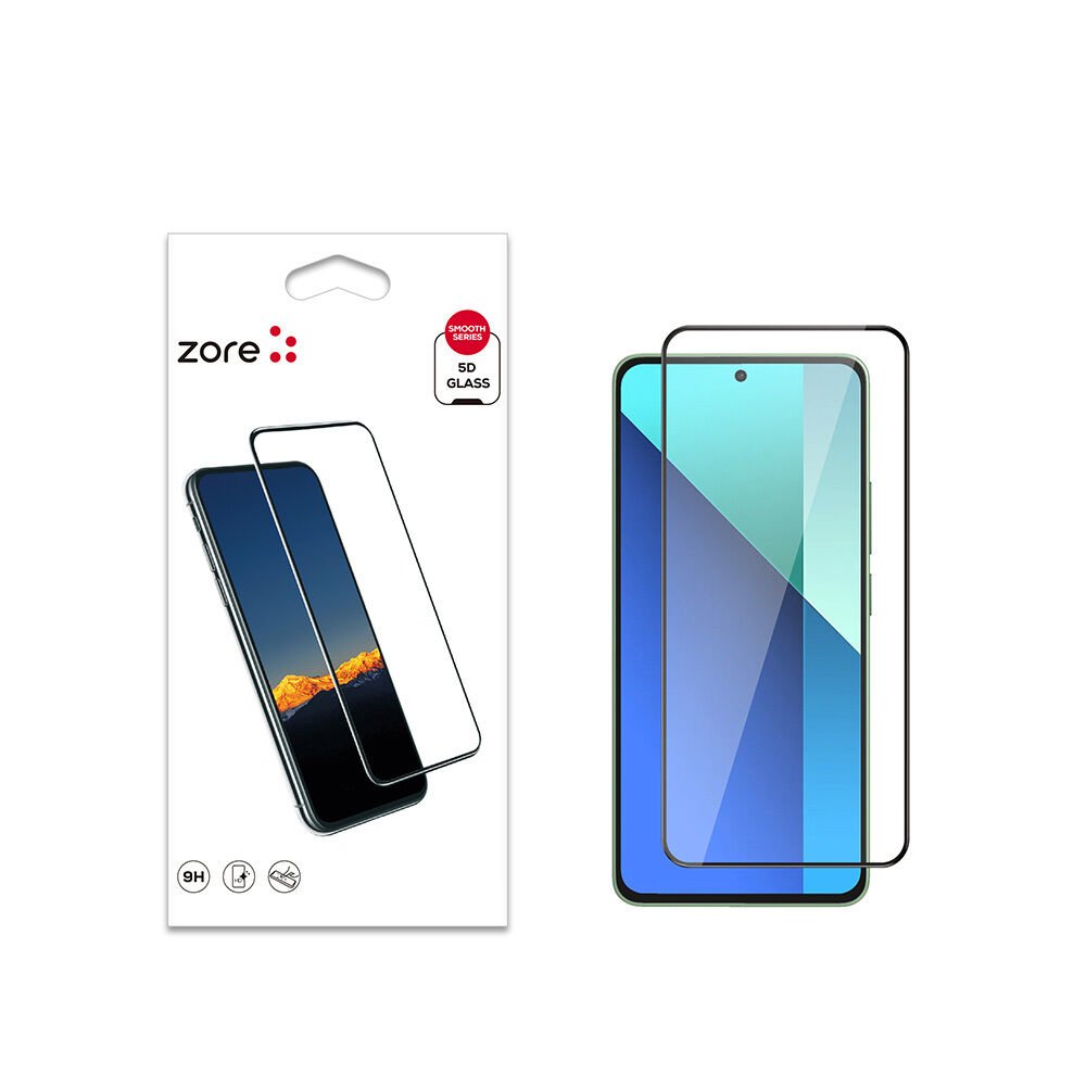 Xiaomi Redmi Note 13 4G HEPTEKİLETİŞİM Kenarları Kırılmaya Dayanıklı Cam Ekran Koruyucu