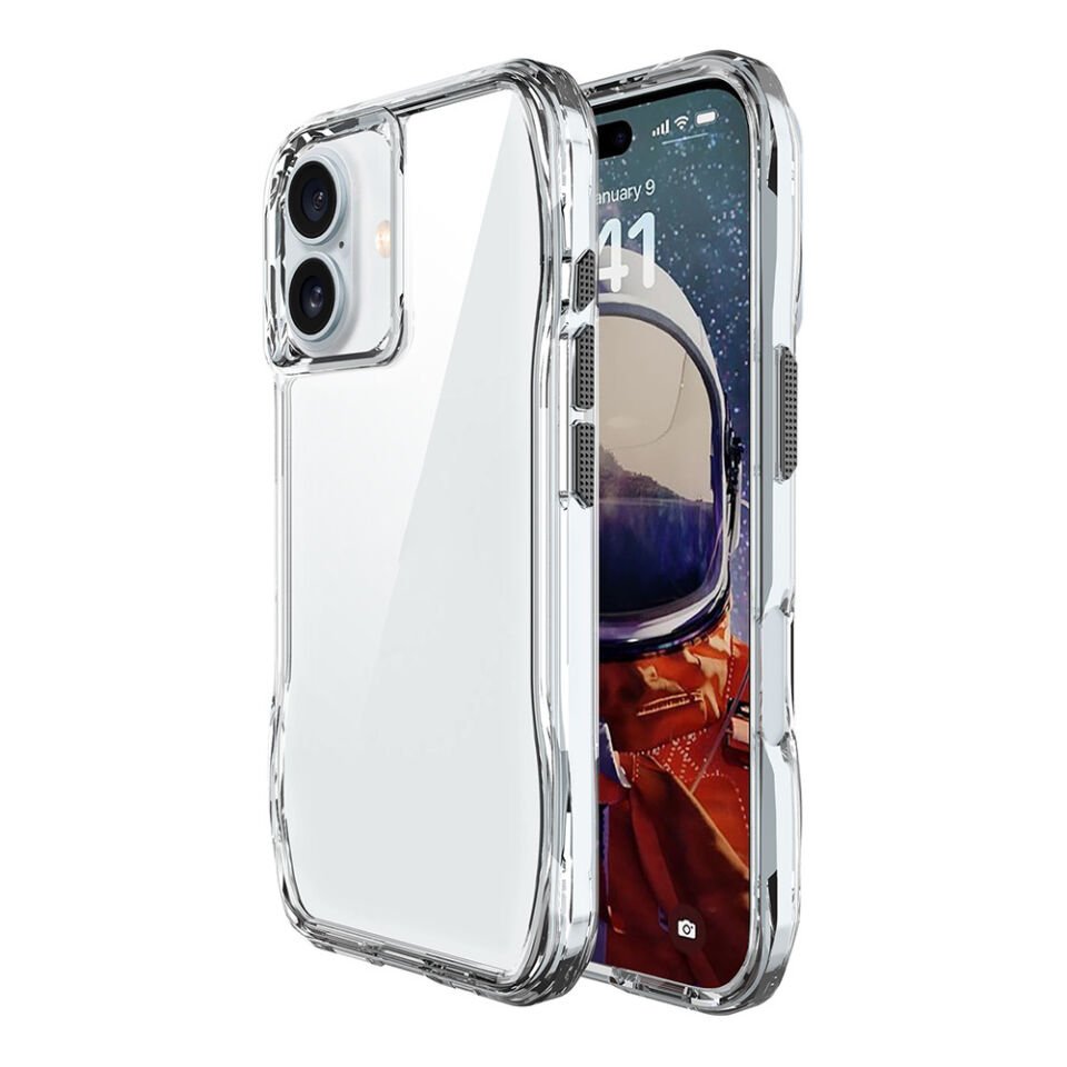 Apple iPhone 16 Kılıf Airbagli Şeffaf HEPTEKİLETİŞİM İncek Kapak