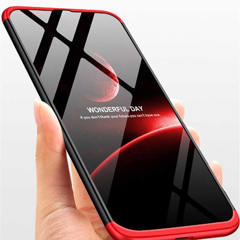 Samsung Galaxy A50 Kılıf 360 Tam Koruma Ön Ve Arka Sert Mika Kapak Orjinal Ays Gkk Kapak Gold