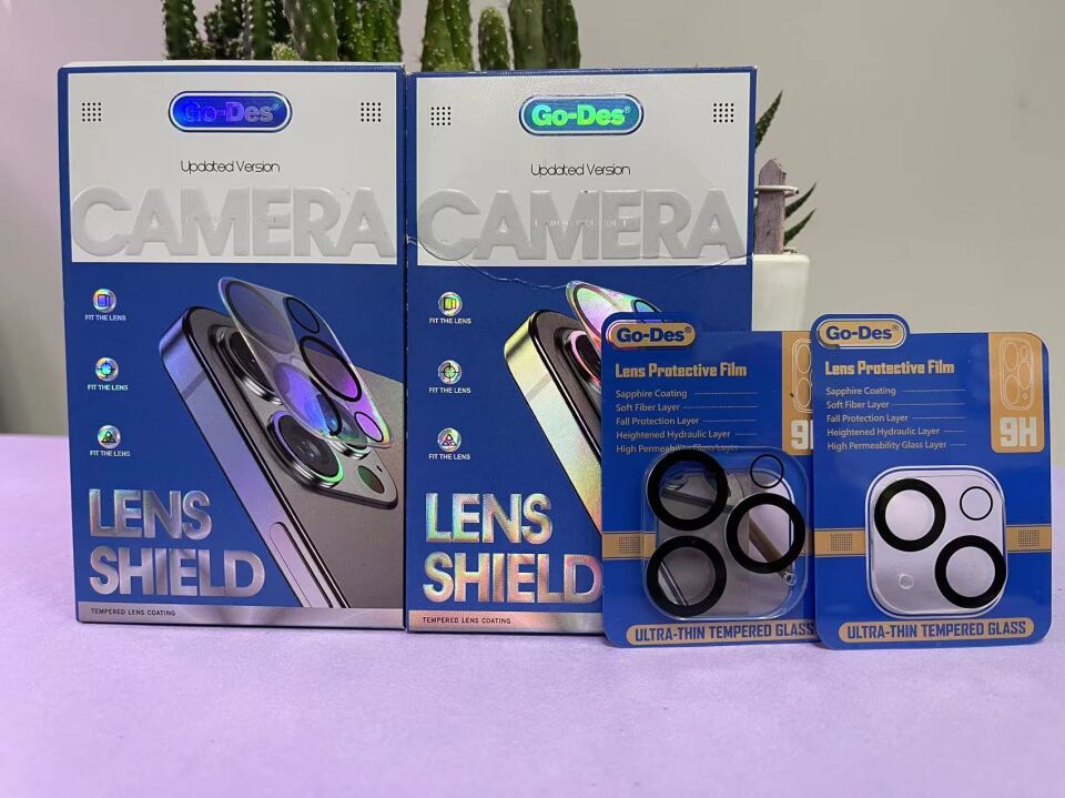 Apple iPhone 15 Pro Max Go Des Lens Shield CL-14 Kamera Lens Koruyucu