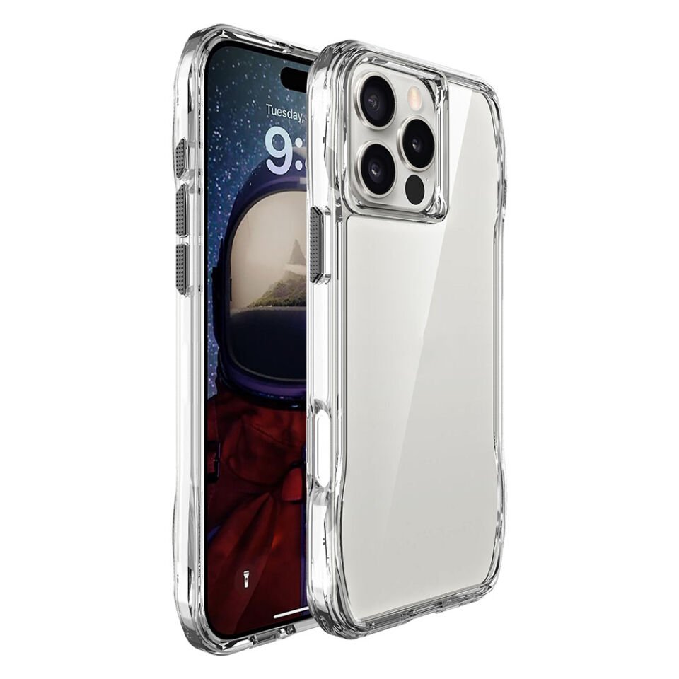 Apple iPhone 16 Pro Max Kılıf Airbagli Şeffaf HEPTEKİLETİŞİM İncek Kapak