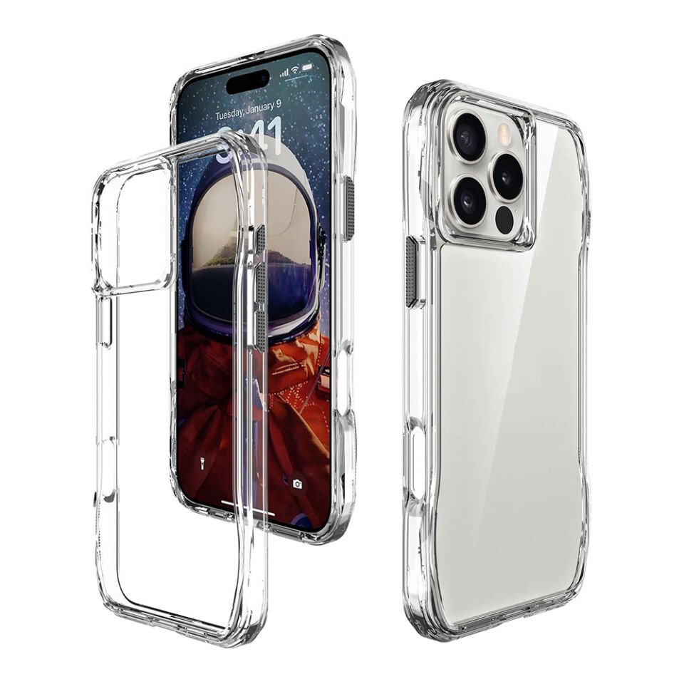 Apple iPhone 16 Pro Max Kılıf Airbagli Şeffaf HEPTEKİLETİŞİM İncek Kapak