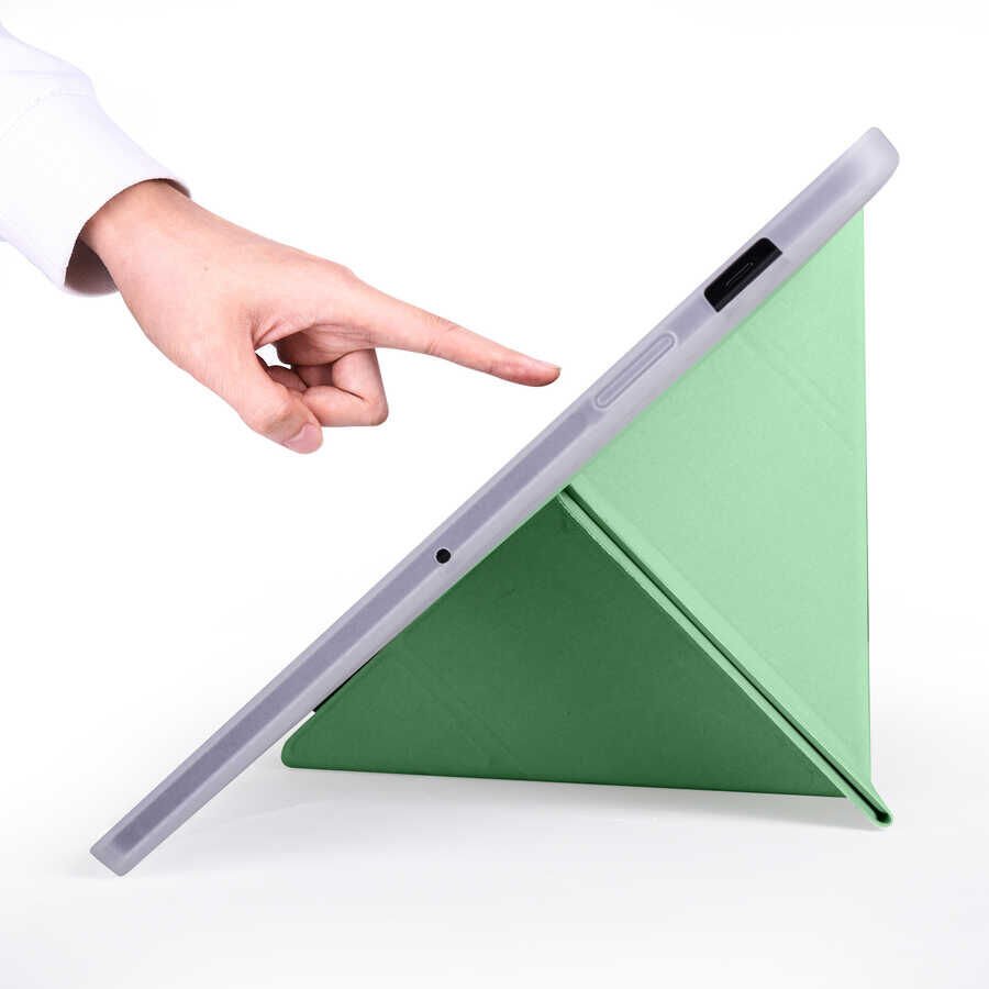 Samsung Galaxy Tab S7 S8 X700 11'' T870 T875 T877 Kılıf Kalem Bölmeli Standlı Kılıf (TR) Kırmızı