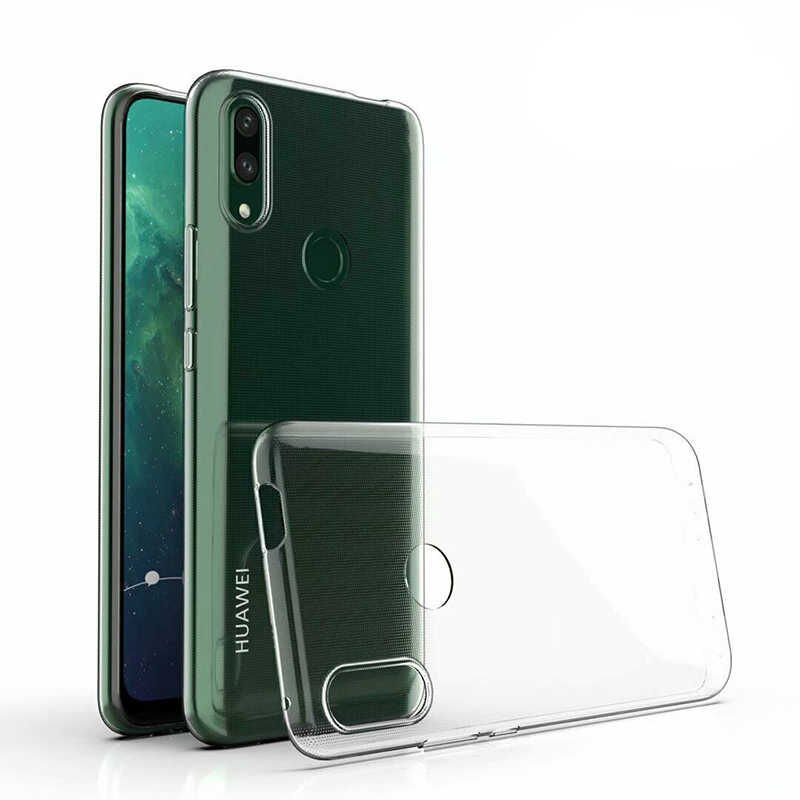 Huawei P Smart Z Şeffaf Kılıf Yumuşak İnce Tasarımlı Kapak (SÜPER) Renksiz
