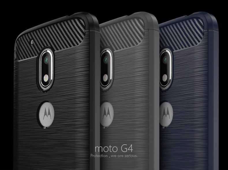 Lenovo Lenova Moto G4 Kılıf Ultra Korunaklı Silikon Kapak (ROOM) Lacivert