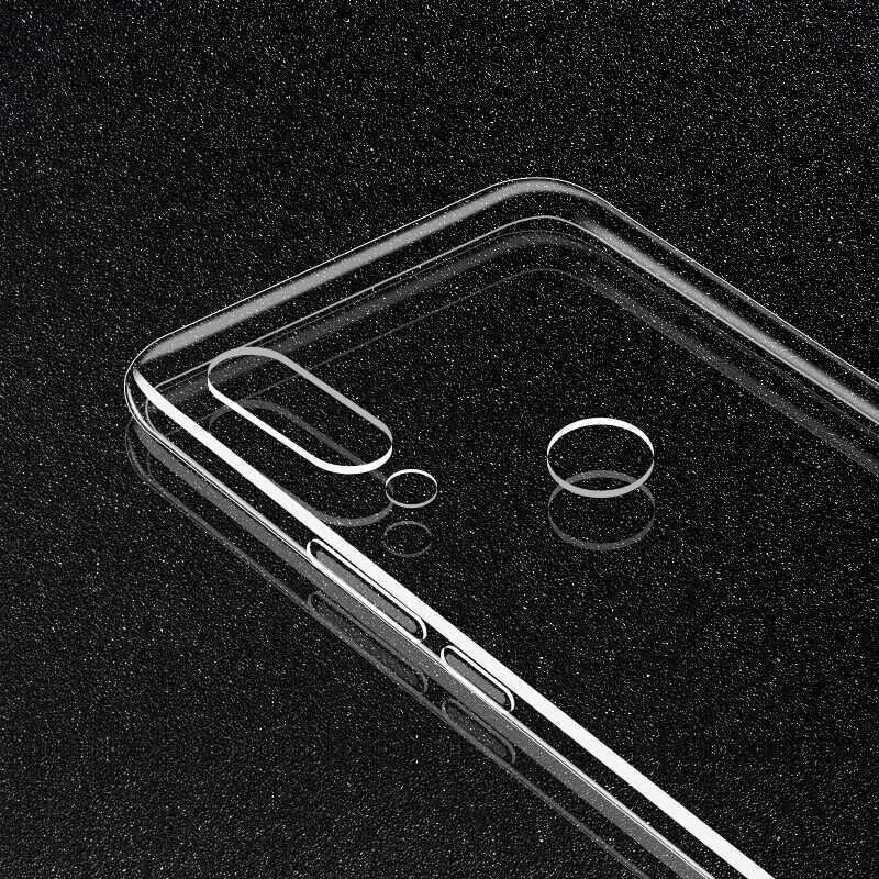 Huawei Honor 8X Şeffaf Kılıf Yumuşak İnce Tasarımlı Kapak (SÜPER) Renksiz