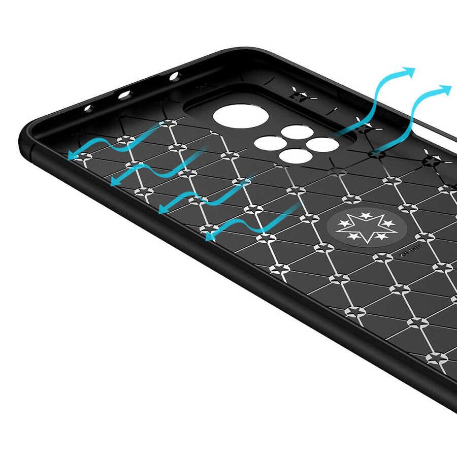 Xiaomi Mi 10T Pro 5G Kılıf Kamera Çıkıntılı Renkli Yüzüklü Standlı Mıknatıslı Kapak (RAVEL) Siyah-Rose Gold