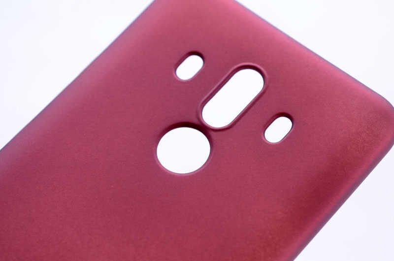 Huawei Mate 10 Pro Kılıf Yumuşak Dokulu Soft Esnek İnce Mat Renkli Silikon Kapak (PREMİER) Mürdüm