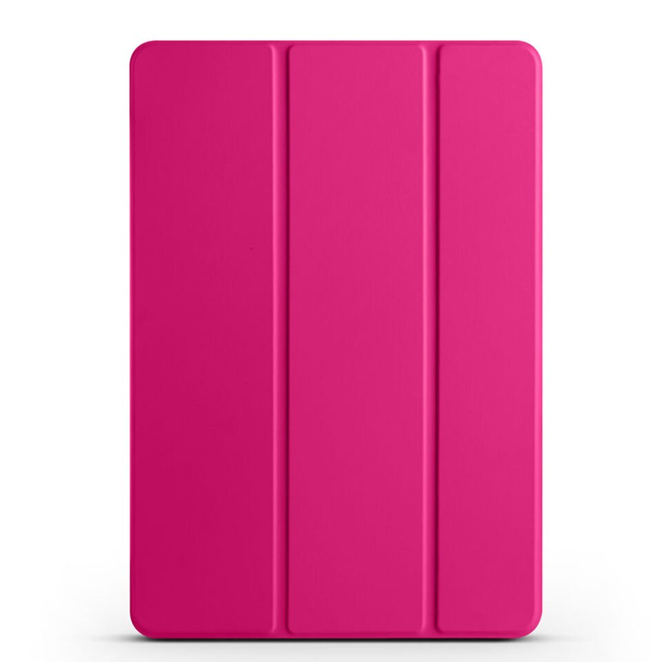 Xiaomi Pad 6 Kılıf Arkası Silikon Pu Deri 360 Korumalı Tasarım (SC.) Pembe