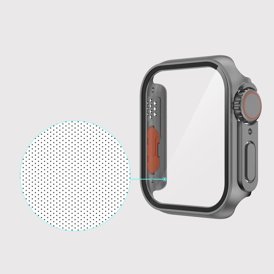 Apple Watch 40mm - Watch Ultra 49mm Kasa Dönüştürücü ve Ekran Koruyucu HEPTEKİLETİŞİM Watch Gard 26