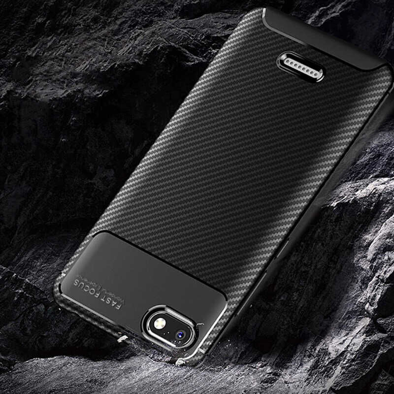 Xiaomi Redmi 6A Kılıf HEPTEKİLETİŞİM Negro Silikon Kapak