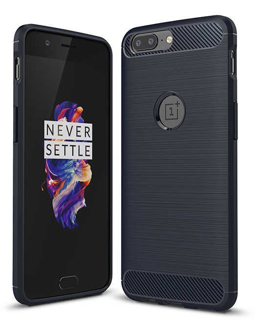 One Plus 5 Kılıf Ultra Korunaklı Silikon Kapak (ROOM) Lacivert
