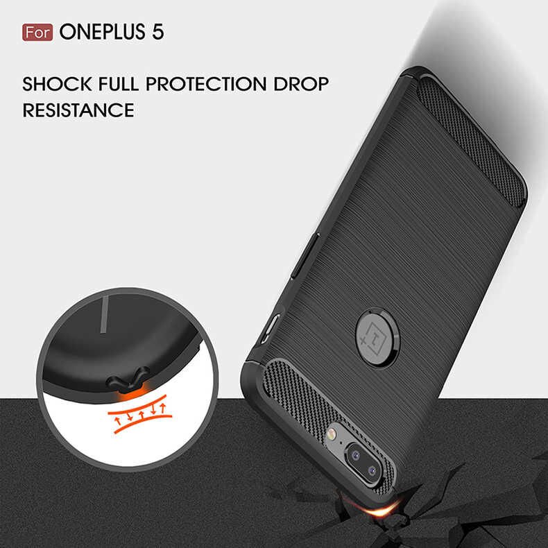 One Plus 5 Kılıf Ultra Korunaklı Silikon Kapak (ROOM) Lacivert