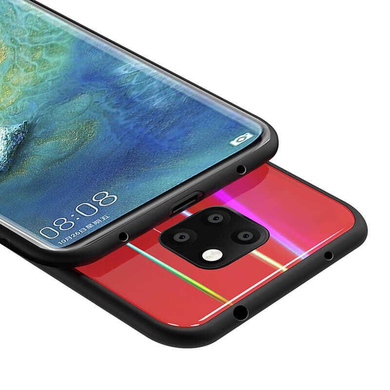 Huawei Mate 20 Pro Kılıf HEPTEKİLETİŞİM Friz Cam Kapak