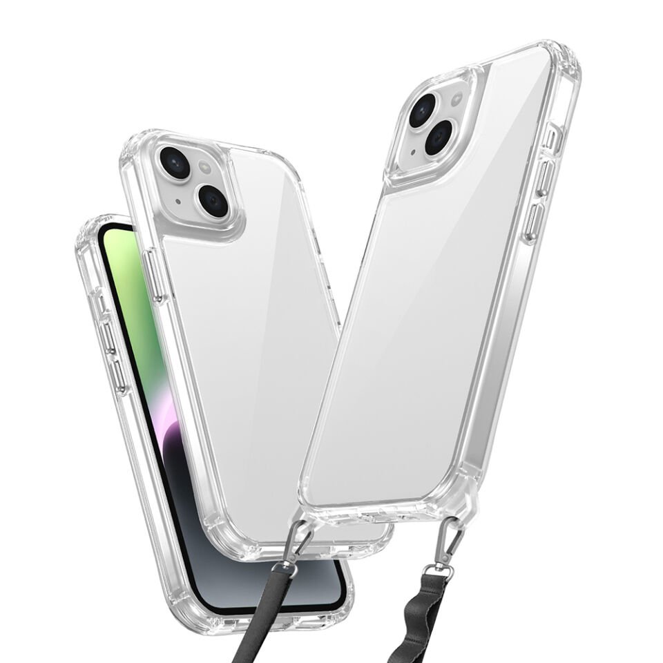 Apple iPhone 13 Kılıf Airbagli Takılabilir Askı Aparatlı HEPTEKİLETİŞİM Snap Silikon Kapak