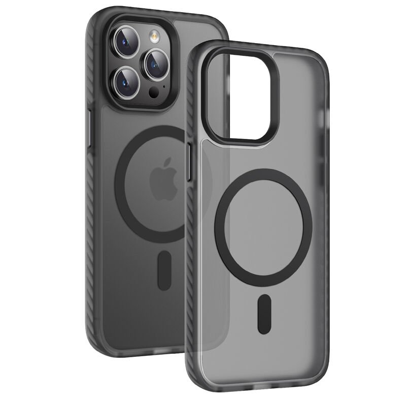Apple iPhone 14 Pro Kılıf Mat Arka Yüzey Wireless Şarj Özellikli HEPTEKİLETİŞİM Locik Kapak