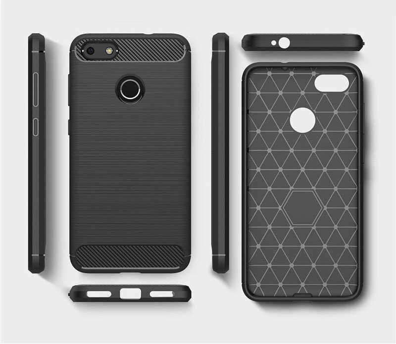 Huawei P9 Lite Mini Kılıf Ultra Korunaklı Silikon Kapak (ROOM) Gri
